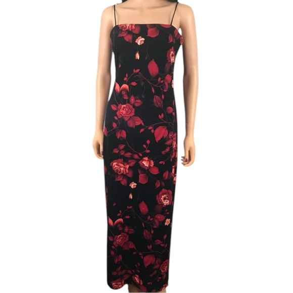 Arianna by Rachel Kaye red & black dress size 4 - Picture 1 of 11